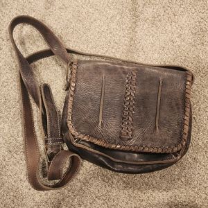 Bed Stu Frankie Crossbody Bag, brown leather